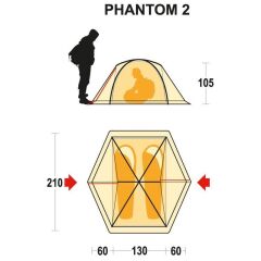 Ferrino Phantom 2 Çadır Haki