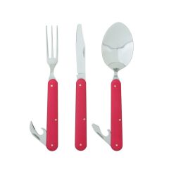 Ferrino Clip Çelik Çatal-Bıçak-Kaşık Seti