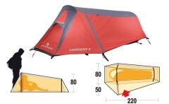 Ferrino Lightent 1 Çadır Kırmızı